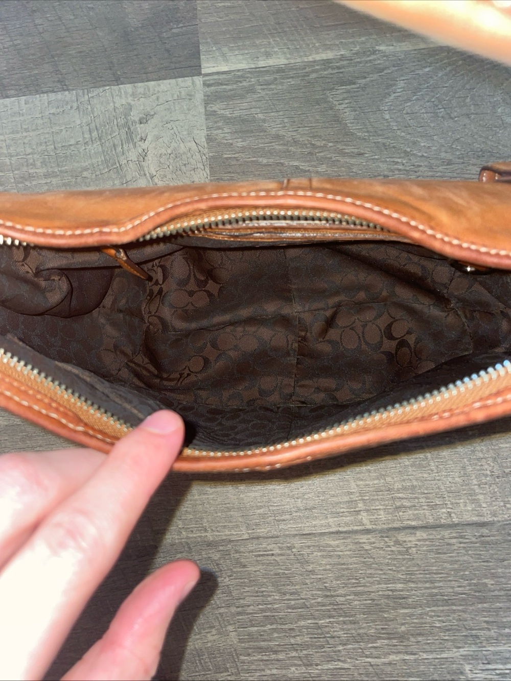 Vintage Coach Ergo British Tan Leather 9226 - Picture 5 of 7